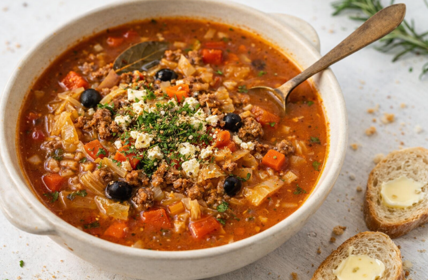 A simple, spiced cabbage soup, inspired by Mediterranean flavors, is a&hellip;
