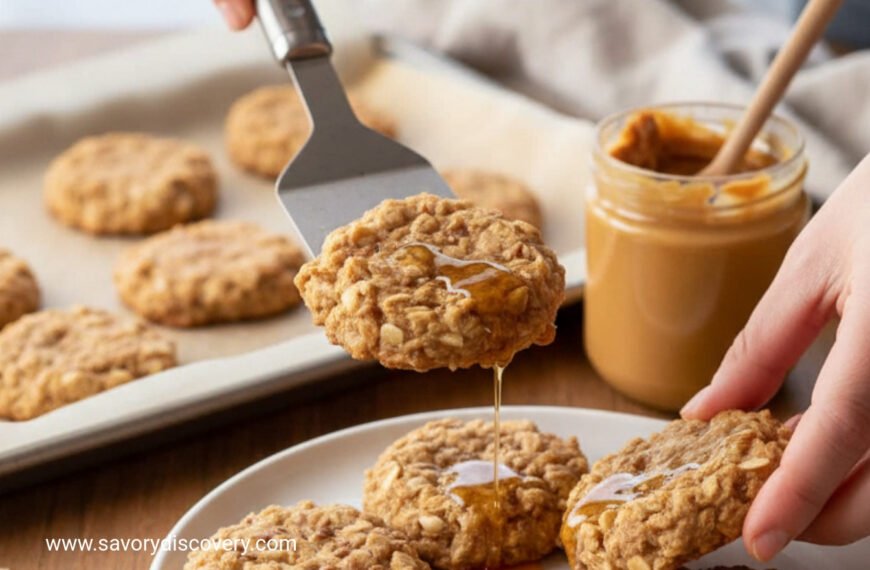 Healthy Peanut Butter Oat Cookies
