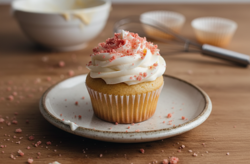 Irresistible Strawberry Crunch Cupcakes for a Delicious Treat
