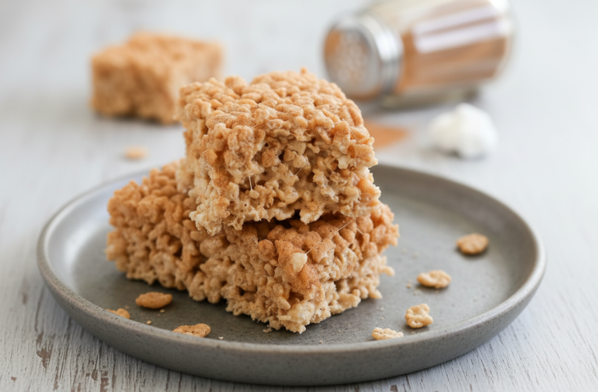 Churro Rice Krispie Treats