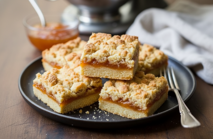 Apricot Shortbread Bars