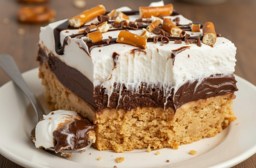 Peanut Butter Pretzel Pie – The Cooking Duo