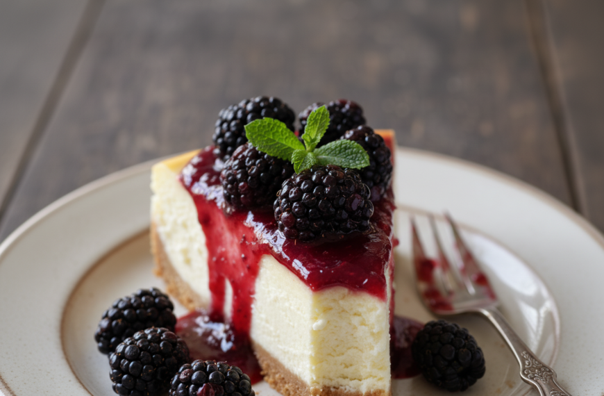 Blackberry Bliss Cheesecake: A Unique Dessert Recipe Delight