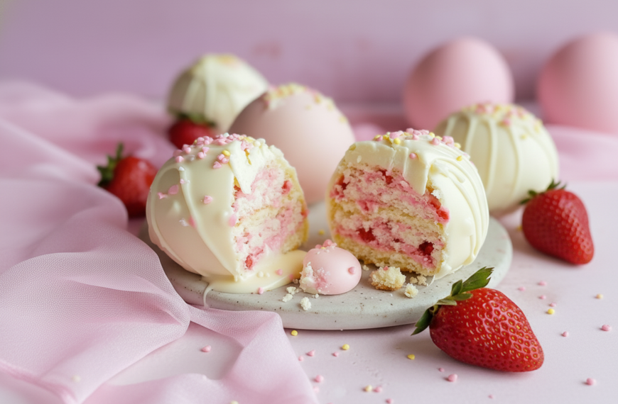 Decadent Strawberry Shortcake Easter Egg Bombs Recipe