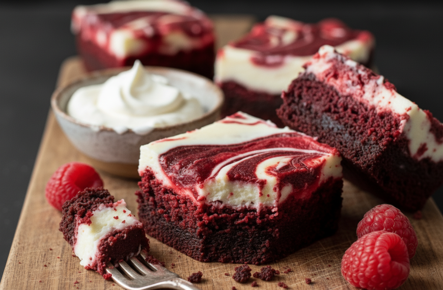 Red Velvet Cheesecake Brownies [80 Minutes] – Chasety