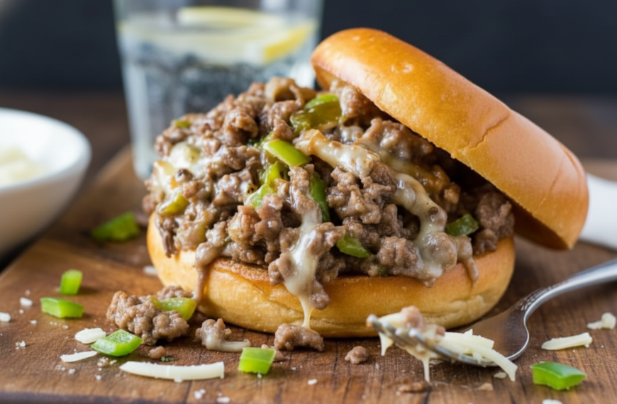 Gordon Ramsay Philly Cheesesteak Sloppy Joes